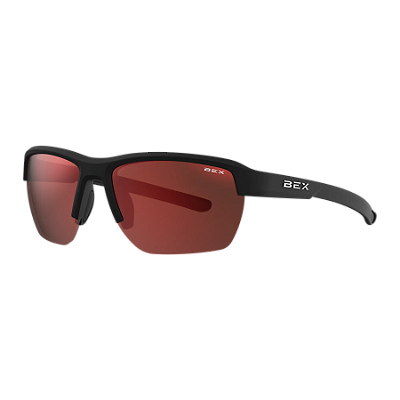 Óculos Bex Sunglasses SWIVEL Black / Brown / Red