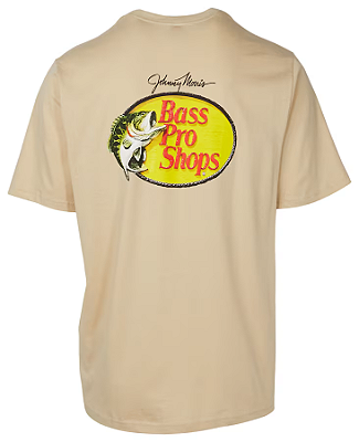 Camiseta Bass Pro Shops Johnny Morris Sand