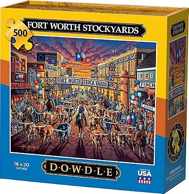 Quebra Cabeça Dowble Fort Worth Stockyards 500 Peças