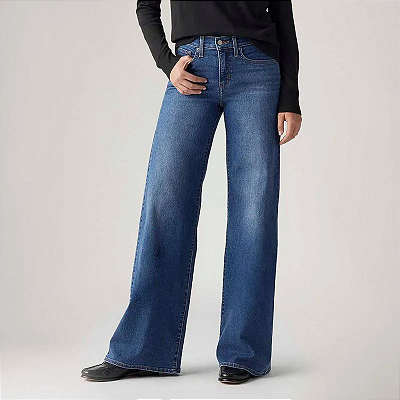 Calça Jeans Levis 318® Wideleg Lavagem Escura