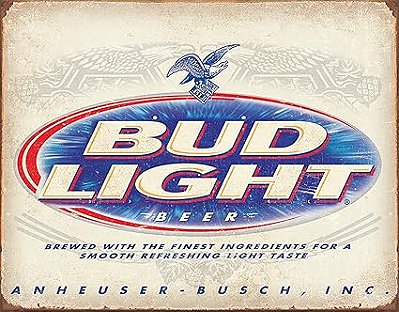Placa Decorativa Bud Light
