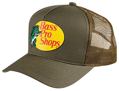 Boné Bass Pro Shops Mesh Trucker Cap - Olive