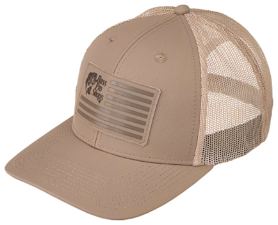 Boné Bass Pro Shops Flag Mesh-Back Snapback Cap - Khaki