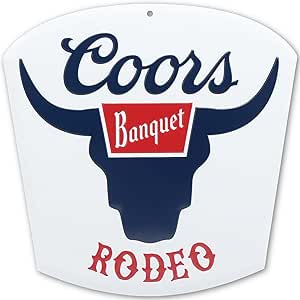 Placa Decorativa Coors Banquet Rodeo
