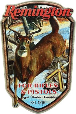 Placa Decorativa Remington