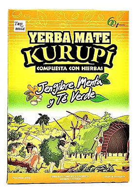 Erva Kurupi Jengibre , Menta Y Té Verde