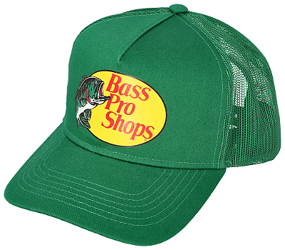 Boné Bass Pro Shops Mesh Trucker Cap - Kelly Green