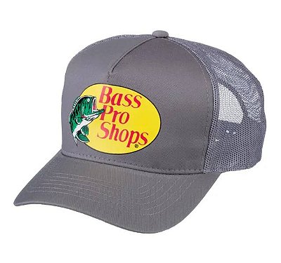 Boné Bass Pro Shops Mesh Trucker Cap - Grey