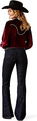 Calça Ariat Silver Stripe Rinse 10053532