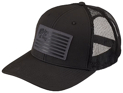 Boné Bass Pro Shops Flag Mesh-Back Snapback Cap - Black