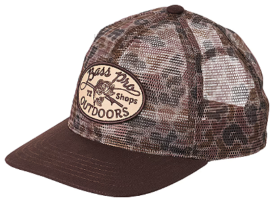 Boné Bass Pro Shops Outdoors Over Mesh Cap - Camo