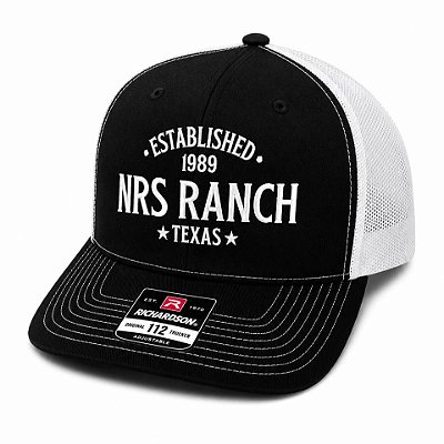 Boné NRS Ranch Texas Black & Birch Embroidered