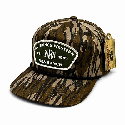 Boné NRS Mossy Oak Camo With Black Rope