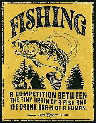 Placa Decorativa Fishing