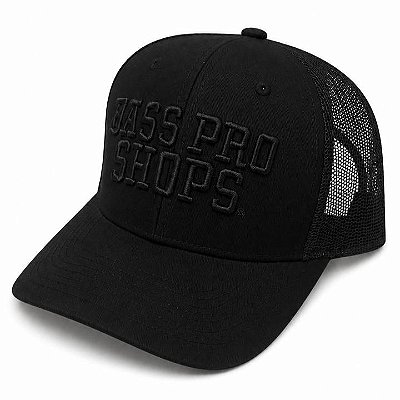 Boné Bass Pro Shops Black/Black