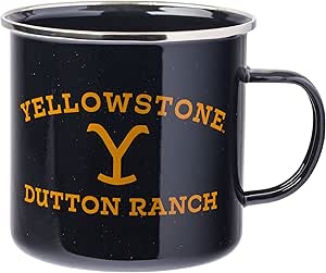 Caneca Esmaltada Yellowstone Dutton Ranch