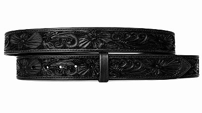 Cinto Texas Indian Bordado Preto