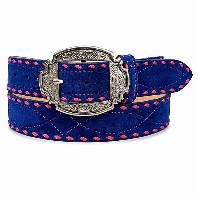 Cinto TXI Maria Paula Maia Belt Azul /Rosa