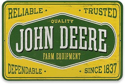 Placa Decorativa John Deere