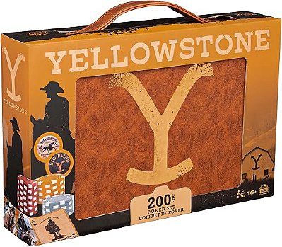 Conjunto De Poker Yellowstone De 200 Peças Com Estojo