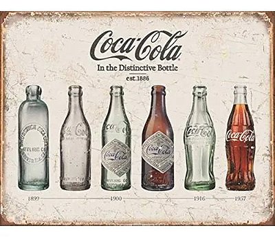 Placa Decorativa Coca-Cola Vinatge