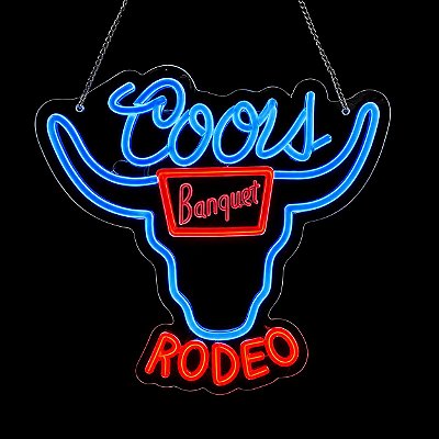 Luminoso Neon Coors Rodeo