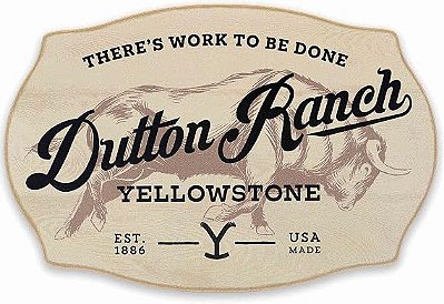 Placa Decorativa Dutton Ranch Yellowstone