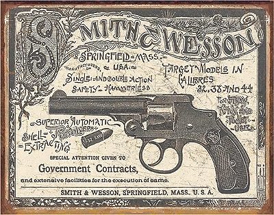 Placa Decorativa Smith Wesson