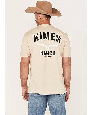 Camiseta Kimes Ranch Stencil Cream
