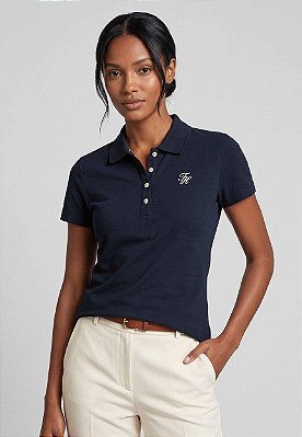 Camiseta Polo Tommy Hilfiger Navy - 6800734329