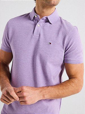 Camiseta Polo Tommy Hilfiger Light Purple 6800716564