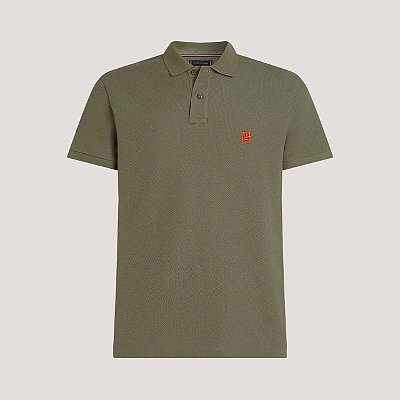 Camiseta Polo Tommy Hilfiger Green Olive - 6800715365