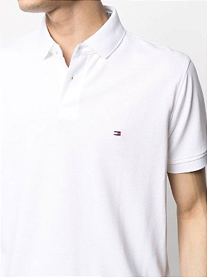 Camiseta Polo Tommy Hilfiger White - 6800598221