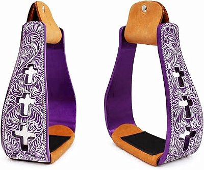 Estribo Challenger Horse Western Black 5145BK