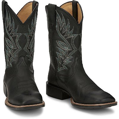 Bota Justin Zeke Black Goat #UN7132