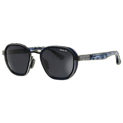 Óculos Bex Sunglasses SABLE Gunmetal Gray / Silver
