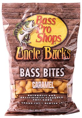 Pipoca Caramelizada Uncle Buck´s Bass Bites Bass Pro Shops