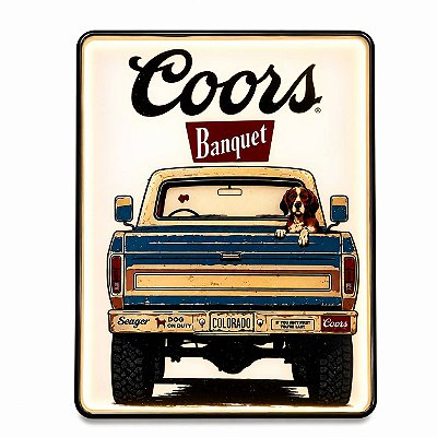 Caixa Luminosa Coors Banquet