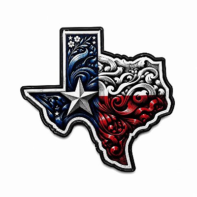 Caixa Luminosa Texas Stars