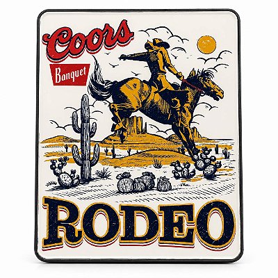 Caixa Luminosa Coors Rodeo