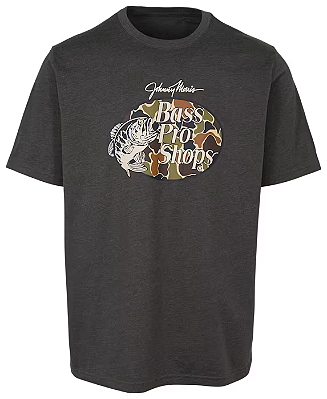 Camiseta Bass Pro Shops Camo-Filled Charcoal