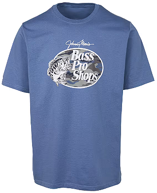 Camiseta Bass Pro Shops Camo-Filled Infinity Blue