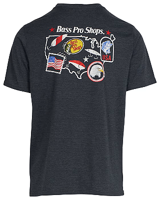 Camiseta Bass Pro Shops Americana