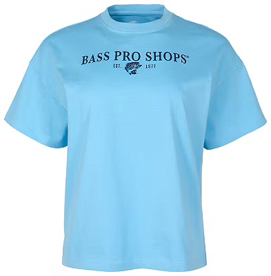 Camiseta Bass Pro Shops Heavyweight Logo Baltic Sea