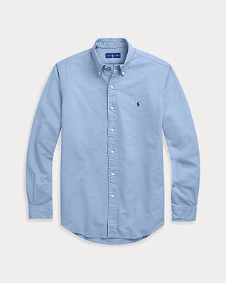 Camisa Ralph Lauren Oxford Bastille Blue
