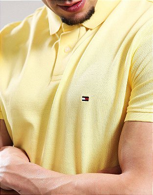 Camiseta Polo Tommy Hilfiger Citronella - 6800704478