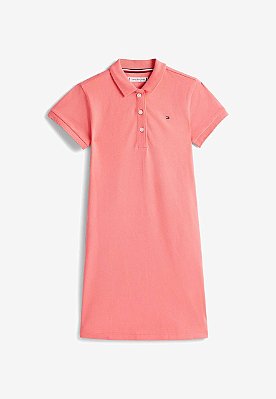 Vestido Infantil Polo Tommy Hilfiger Tropical Blush 6800763884