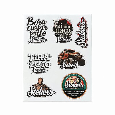 Cartela Adesivo STOKER´S