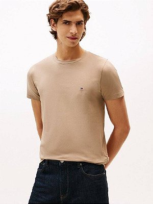 Camiseta Tommy Hilfiger MW0MW10800 Coastal Taupe