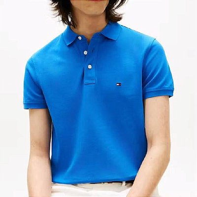 Polo Tommy Hilfiger MW0MW32347 Blue Spell